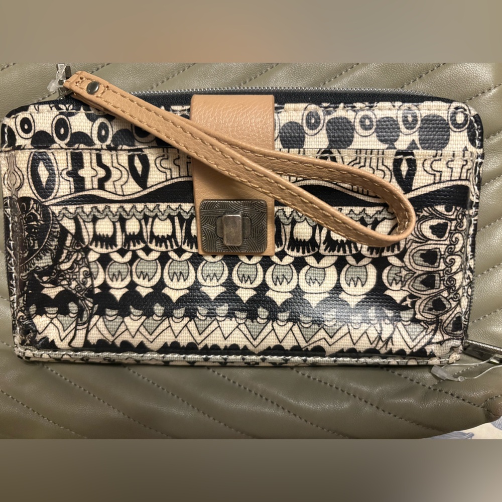 Stylish Tan and Black Women's Bag